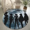 Cartoon Cardcaptor Sakura Magic Circle Area Rug Round Living Room Carpet Pink Non Slip Floor Mat 2 - Anime Rugs Store