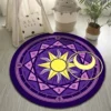 Cartoon Cardcaptor Sakura Magic Circle Area Rug Round Living Room Carpet Pink Non Slip Floor Mat 4 - Anime Rugs Store