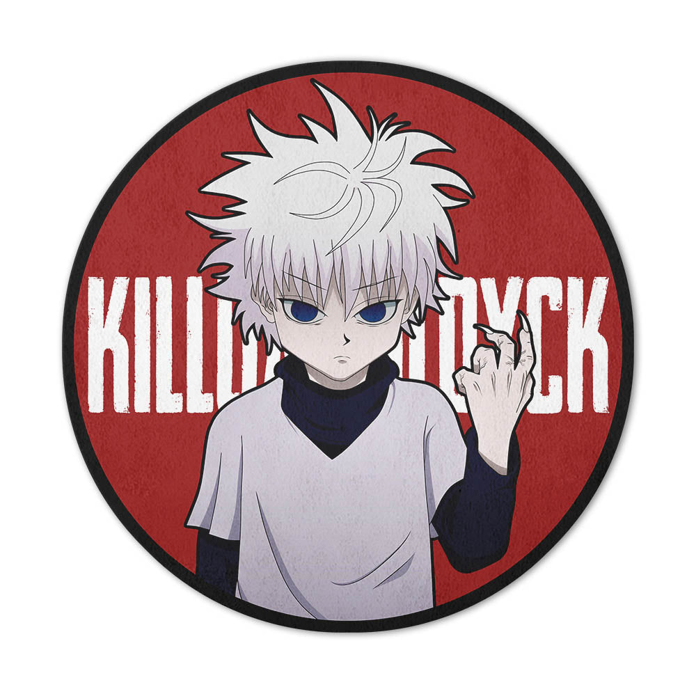 TR2705220101 Animerugs Hunter x Hunter Shape Rubber Doormat Killua Zoldyck mk1 mk4 - Anime Rugs Store