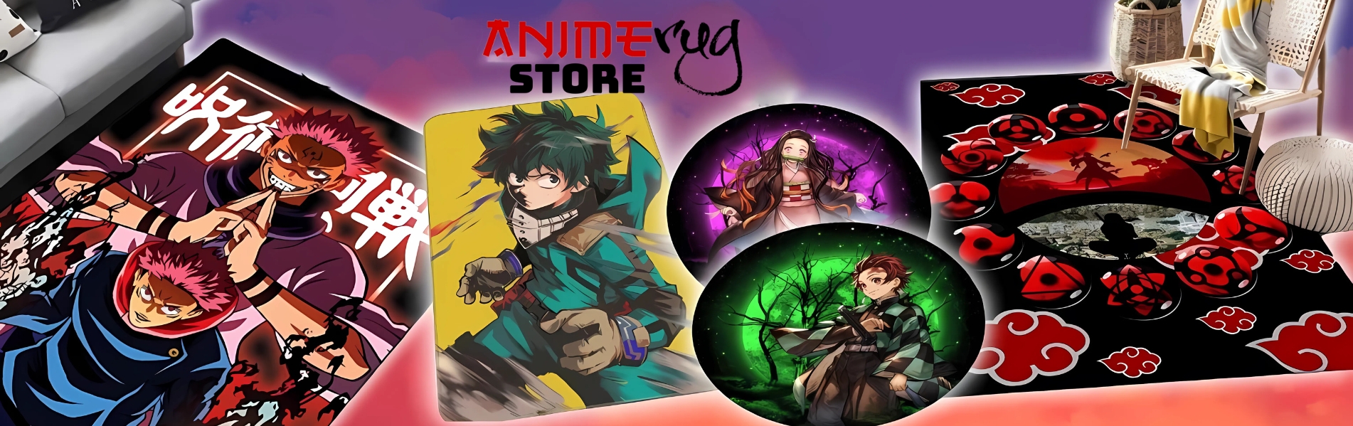 Anime Rug Store Banner - Anime Rugs Store