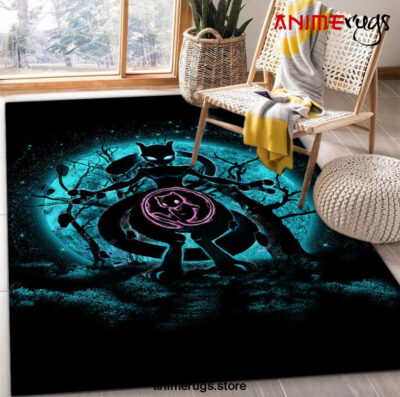 mewtwo moonlight area carpet rug home decor bedroom living room 498 400x397 1 - Anime Rugs Store
